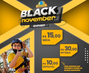A BLACK NOVEMBER JÁ CHEGOU NO ECOPOINT!! E ainda no clima de Copa do Mundo. Traga toda a família para um dia com muita DIVERSÃO. Ingressos a partir de R$ 15,00