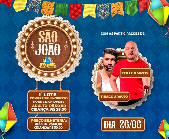 Cortesia no Ecopoint! a partir de R$0,00
